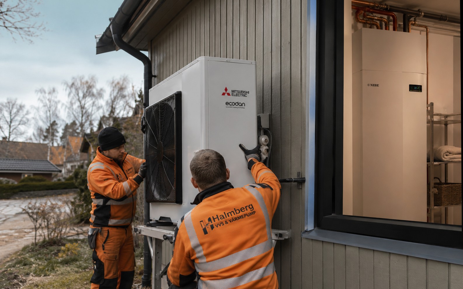 Skärmdump av Halmberg VVS & Värmepump — Dominera-paket